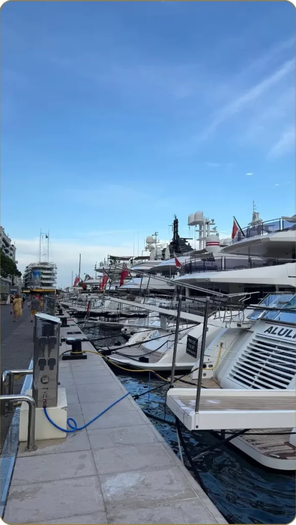 massage sur yacht au port hercule à Monaco